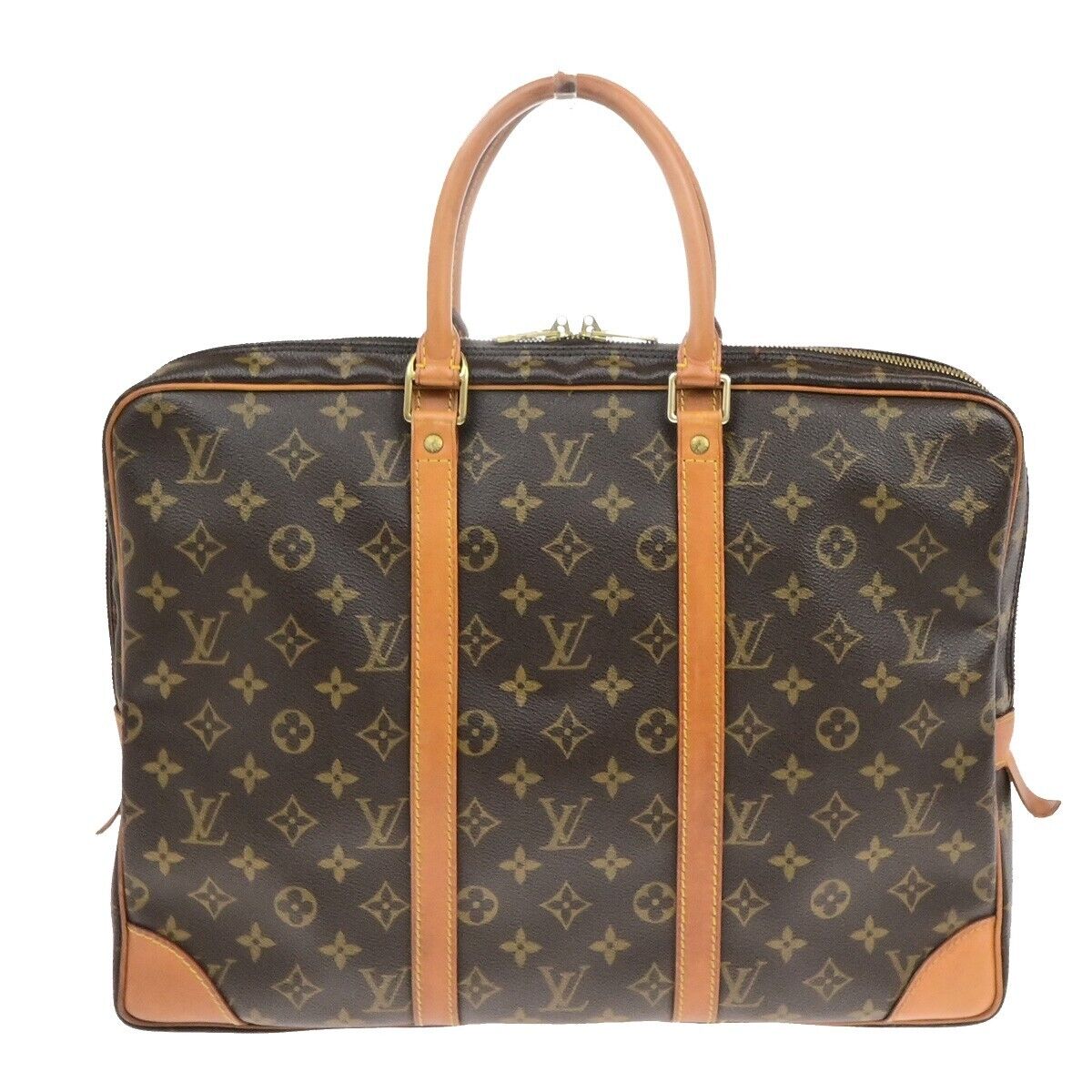 LOUIS VUITTON Porte Documents Voyage Briefcase Hand Bag Monogram M53361 34ED942