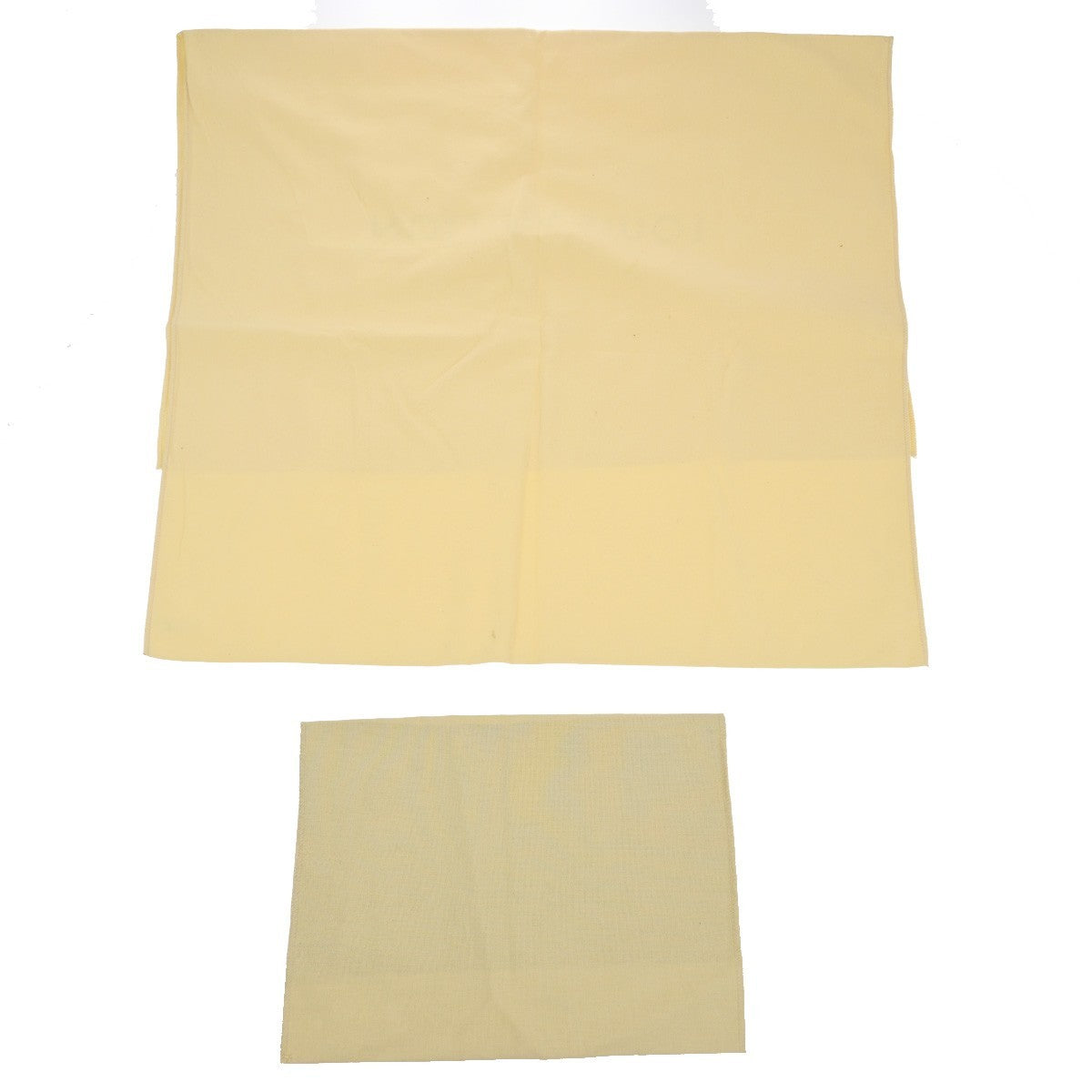 LOUIS VUITTON Logo 10 Set Dust Bag Drawstring Canvas Cotton Beige Brown 09KC801