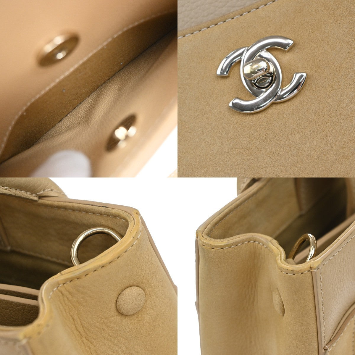 CHANEL Neo Executive Mini Tote 2Way Shoulder Hand Bag Nubuck Leather BE 859RP183