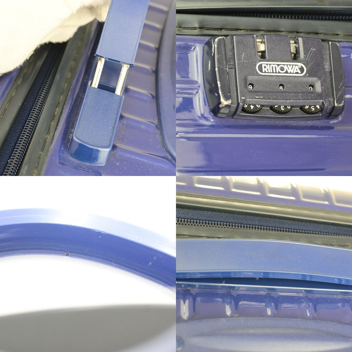 RIMOWA Salsa Series Travel Suitcase Luggage Bag Plastic Blue 30RQ094