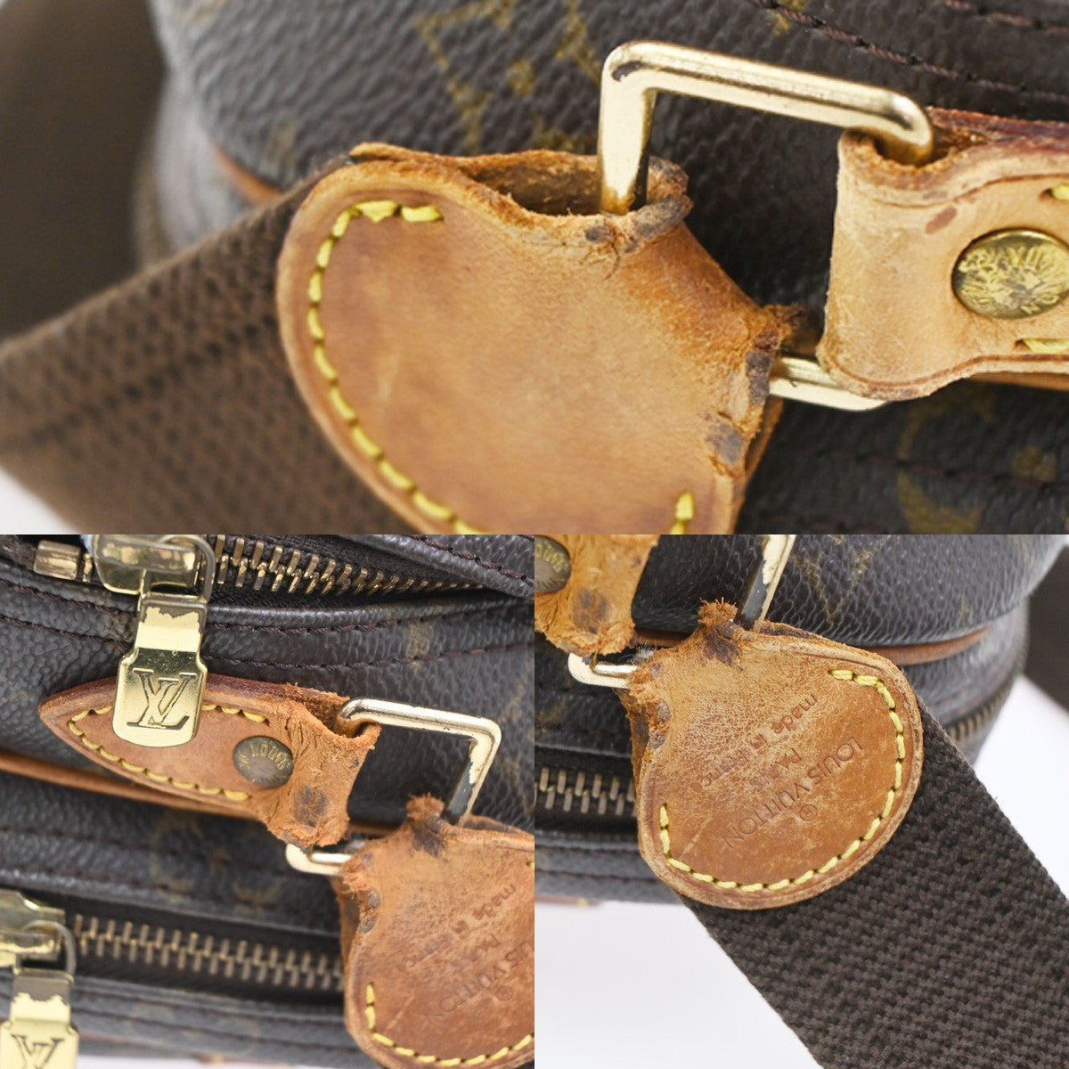 LOUIS VUITTON Reporter PM Crossbody Shoulder Bag Monogram Leather M45254 33KC297