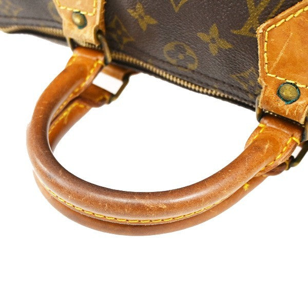 LOUIS VUITTON Speedy 30 Travel Hand Bag Monogram Leather Brown M41526 31CA252