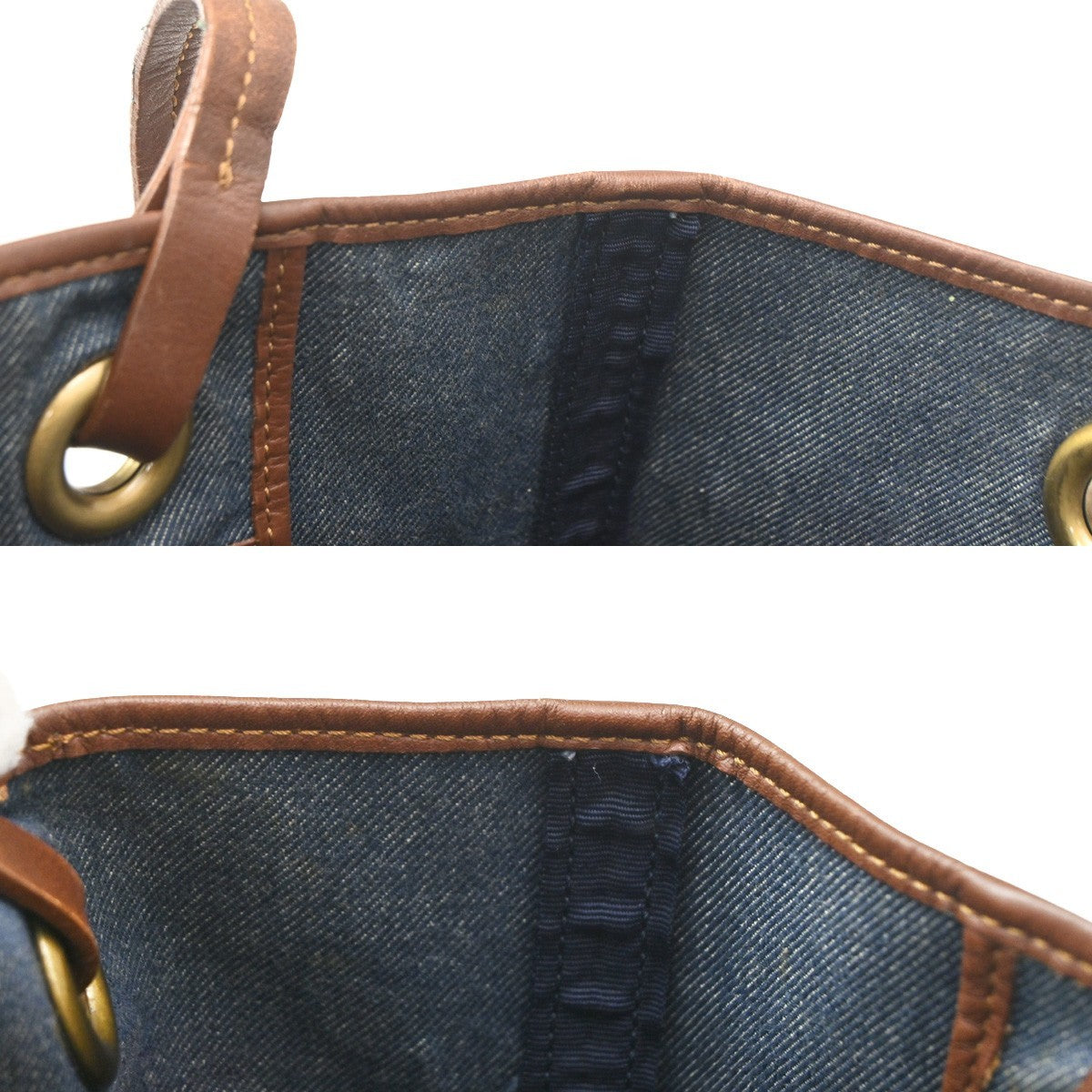 CELINE Logo Macadam Pattern Shoulder Bag Canvas Leather NY BN GHW Italy 66CA534