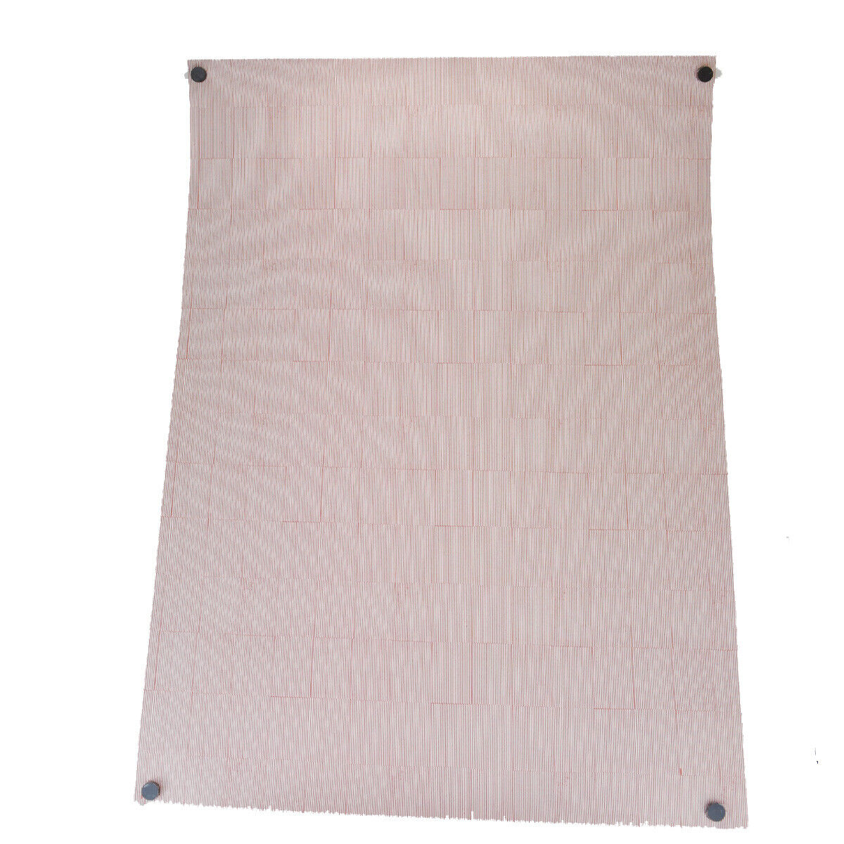 Auth HERMES LES GRANDES FEUILLES D'HERMES Wallpaper Wrapping Paper Red 06MC457 ②