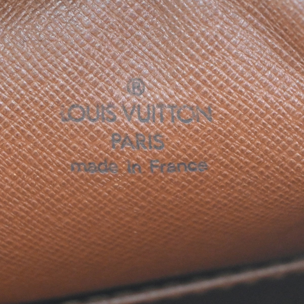 LOUIS VUITTON Danube Shoulder Bag Monogram Leather Brown France M45266 82TA712
