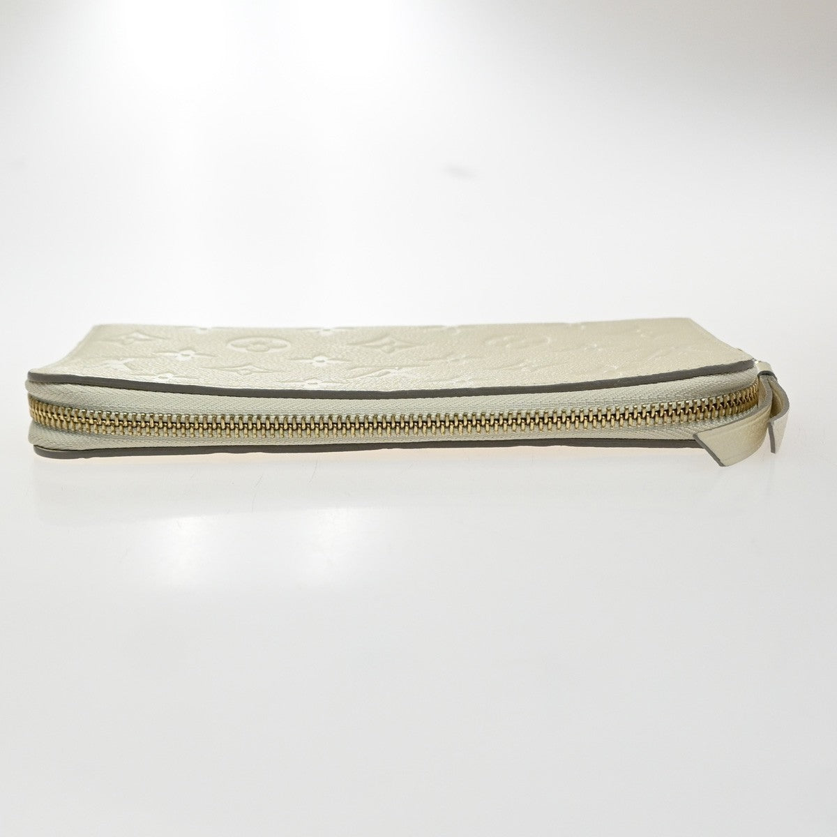LOUIS VUITTON Secret Long Wallet Monogram Empreinte White M93437 77MA577