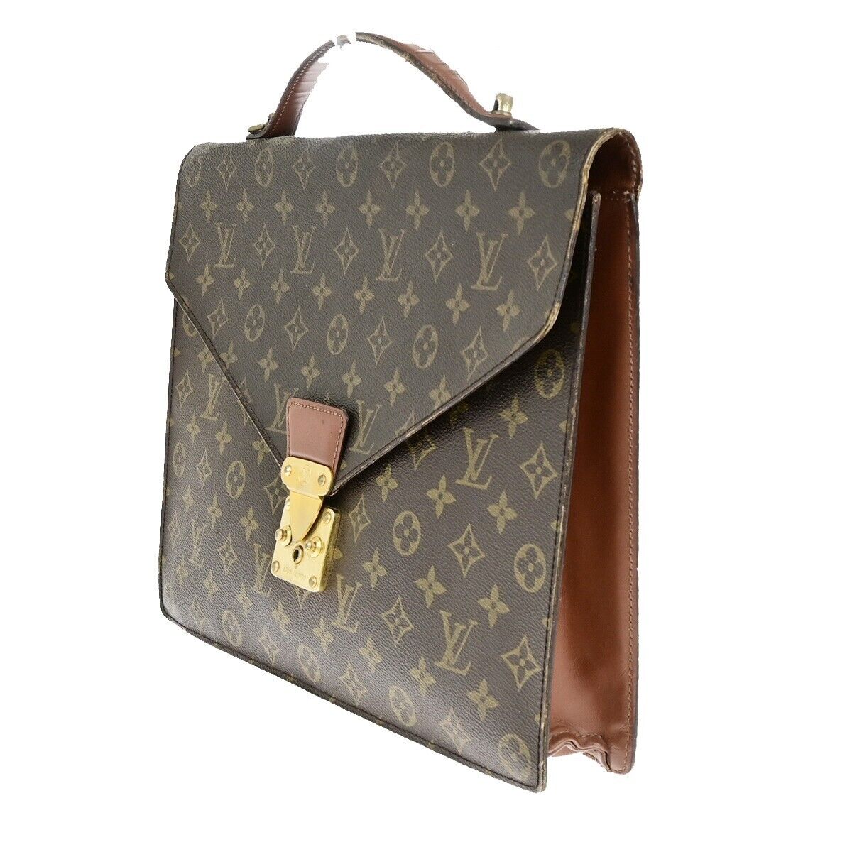 LOUIS VUITTON Porte Documents Bandouliere Hand Bag Monogram Brown M53338 05EC715