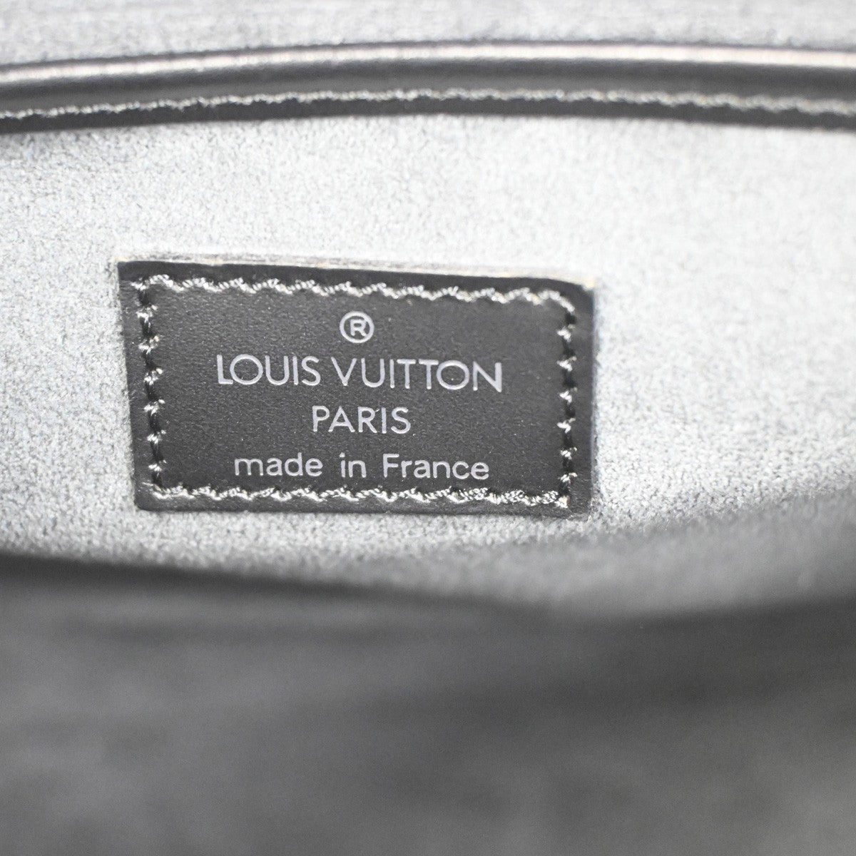 LOUIS VUITTON Ombre Hand Bag Epi Leather Noir Black GHW France M52102 84RL923