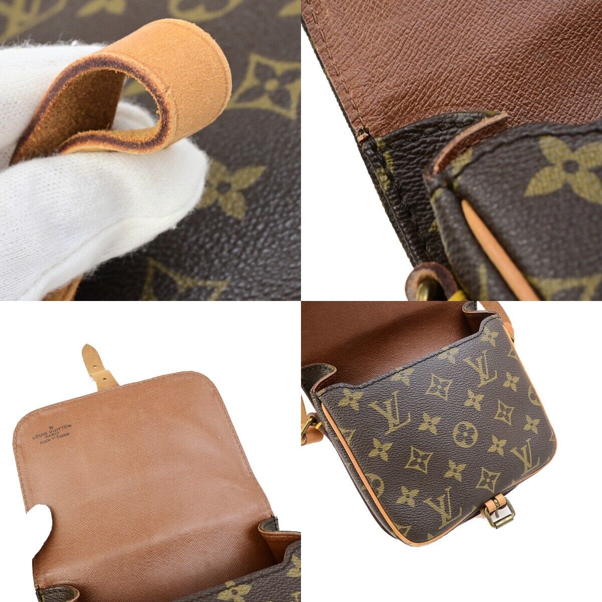 LOUIS VUITTON Mini Cartouchiere Shoulder Bag Monogram Leather BN M51254 73ED380