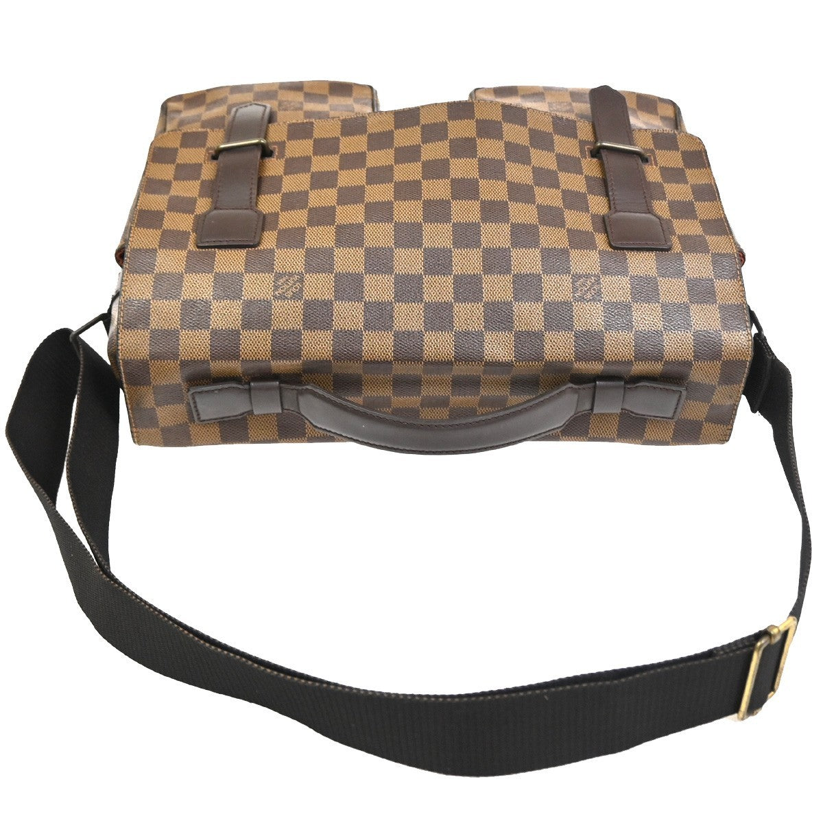 LOUIS VUITTON Broadway Satchel Shoulder Bag Damier Ebene Leather N42270 16KC885