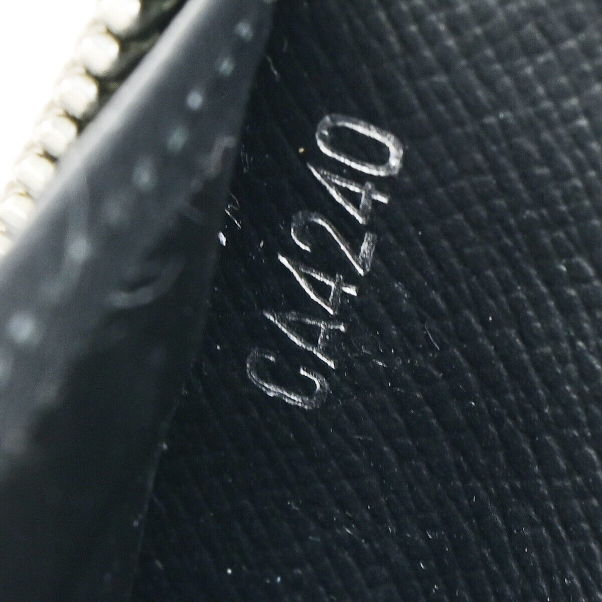 LOUIS VUITTON Zippy Organizer Long Wallet Epi Leather Black SHW M62643 69YF748