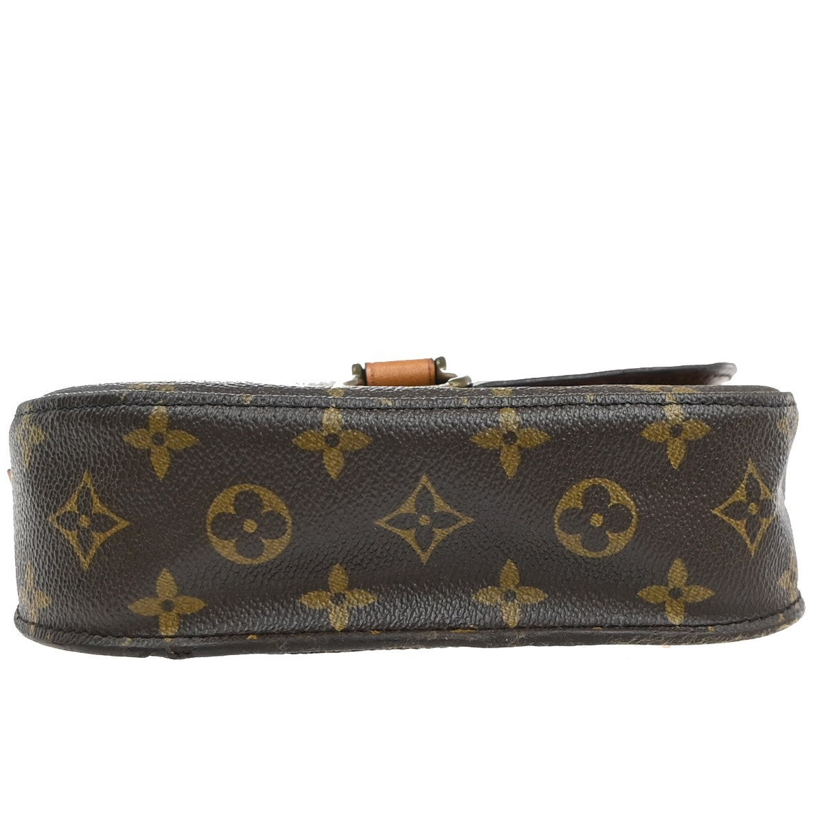 LOUIS VUITTON Saint Cloud MM Shoulder Bag Monogram Leather Brown M51243 33KP424