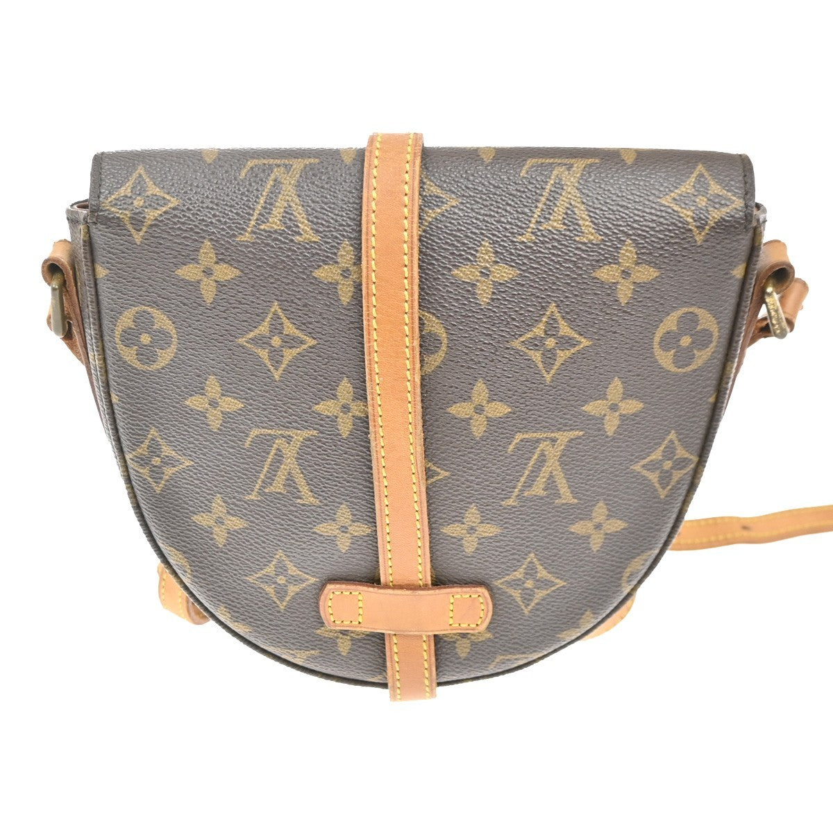 LOUIS VUITTON Chantilly PM Shoulder Bag Monogram Leather Brown M51234 64CA667