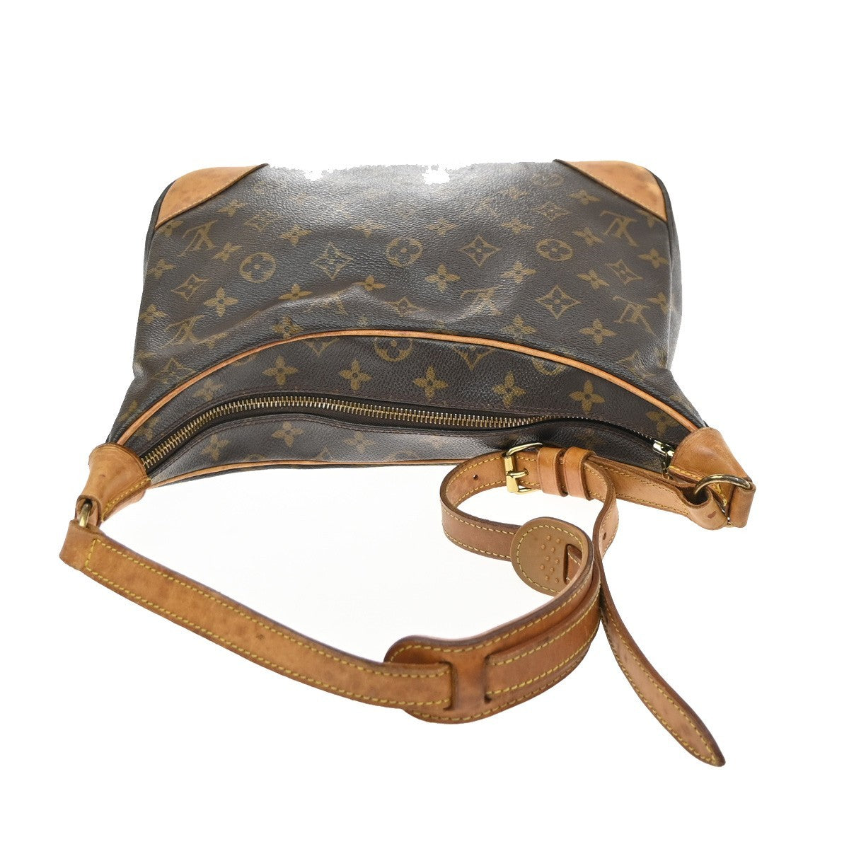 LOUIS VUITTON Boulogne 30 Shoulder Bag Monogram Leather Brown M51265 84YJ279