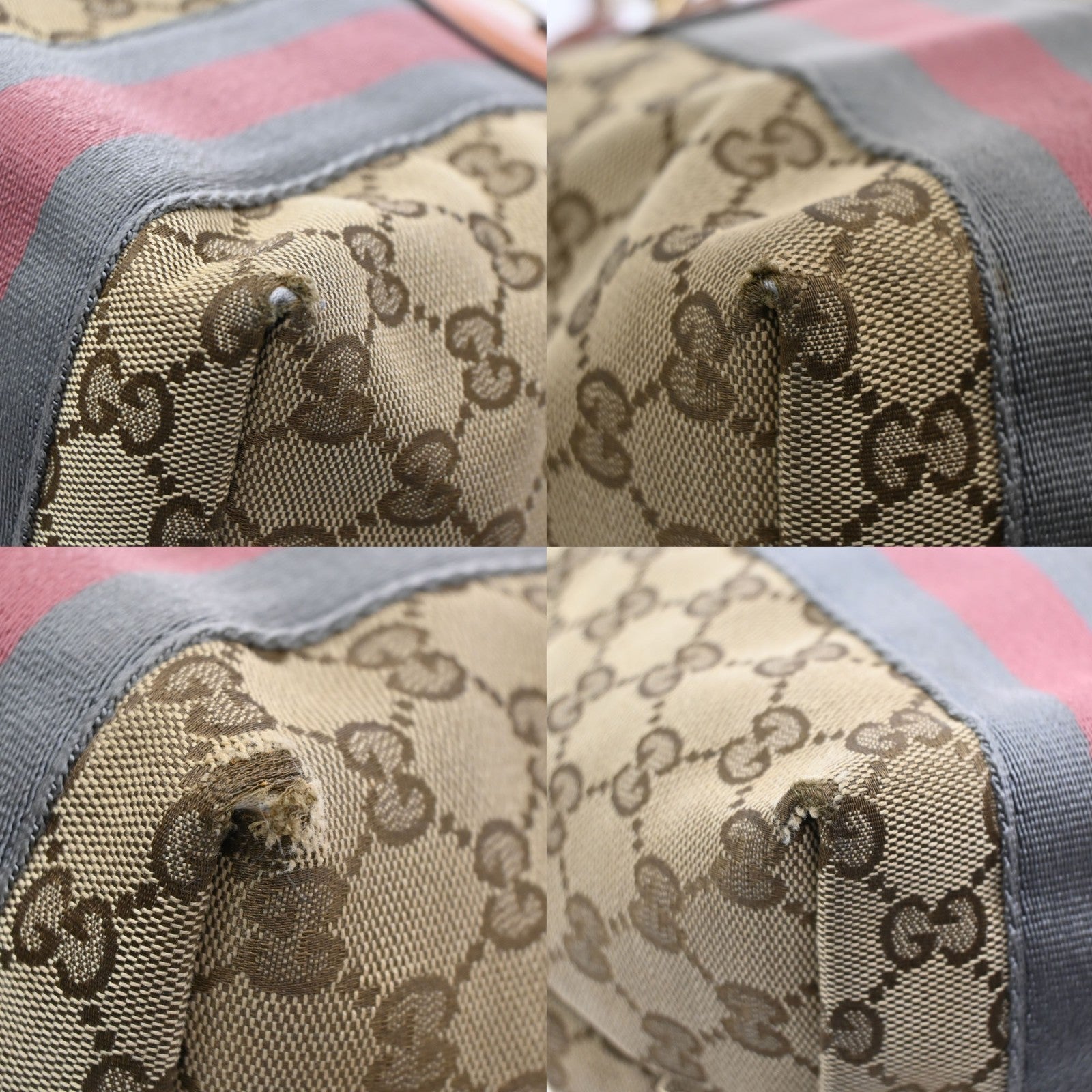 GUCCI GG Jolie Charms Shoulder Tote Bag Canvas Patent Leather BN Italy 04KD070