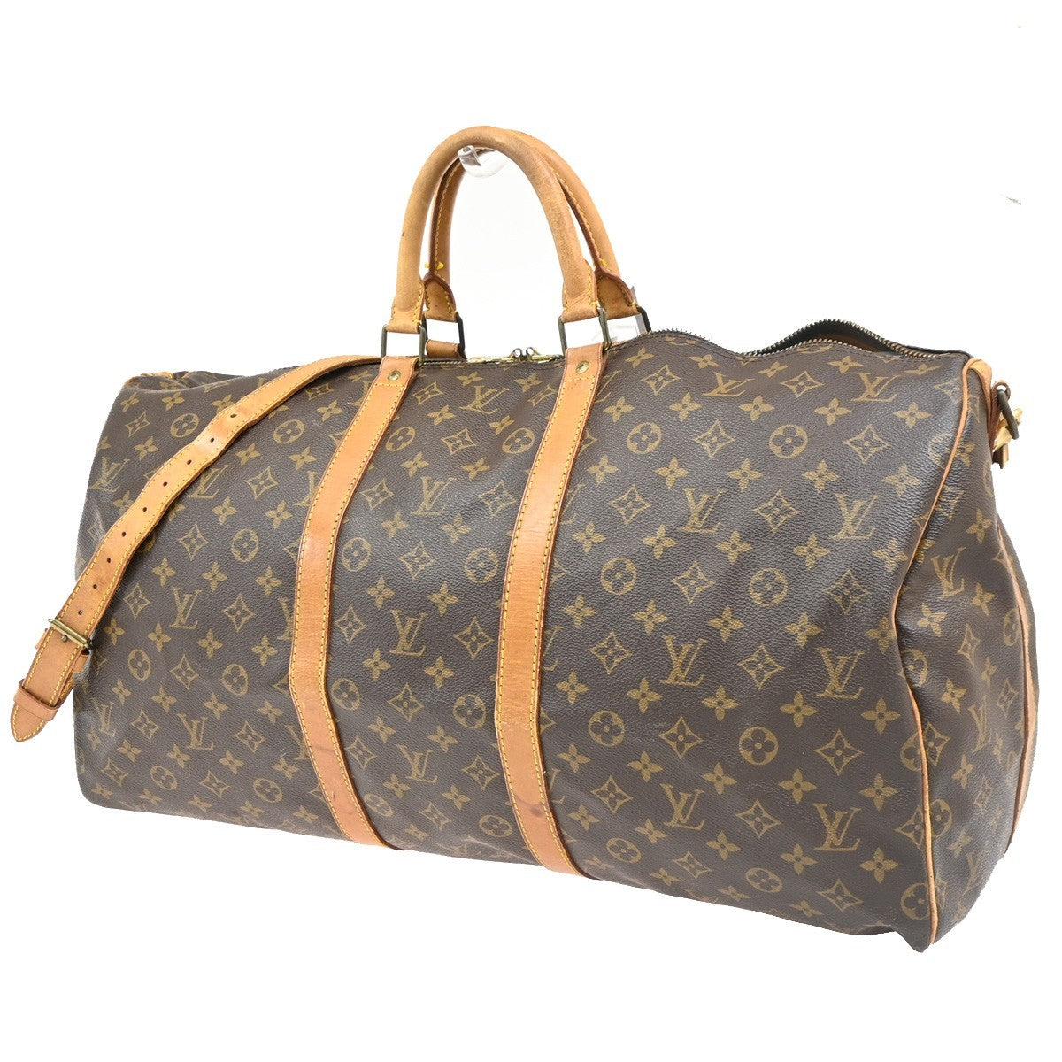 LOUIS VUITTON Keepall Bandouliere 55 2Way Hand Bag Monogram Brown M41414 34PA119