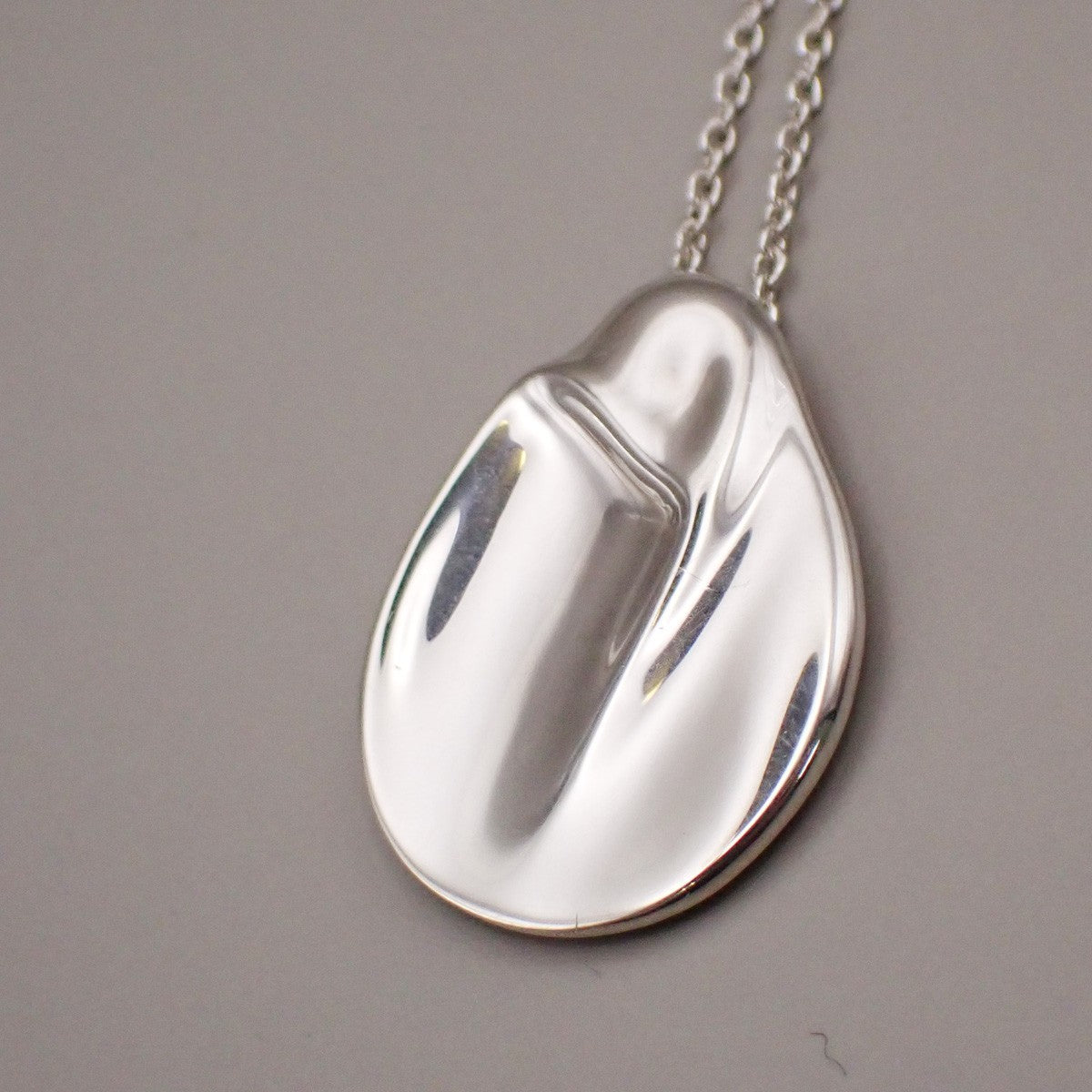 Tiffany & Co. Madonna Chain Necklace Pendant Silver 925 Elsa Peretti 05YH719