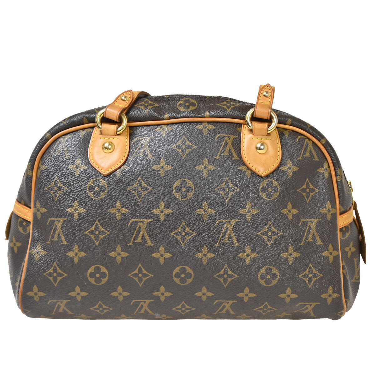 LOUIS VUITTON Montorgueil PM Shoulder Bag Monogram Leather Brown M95565 18YE385