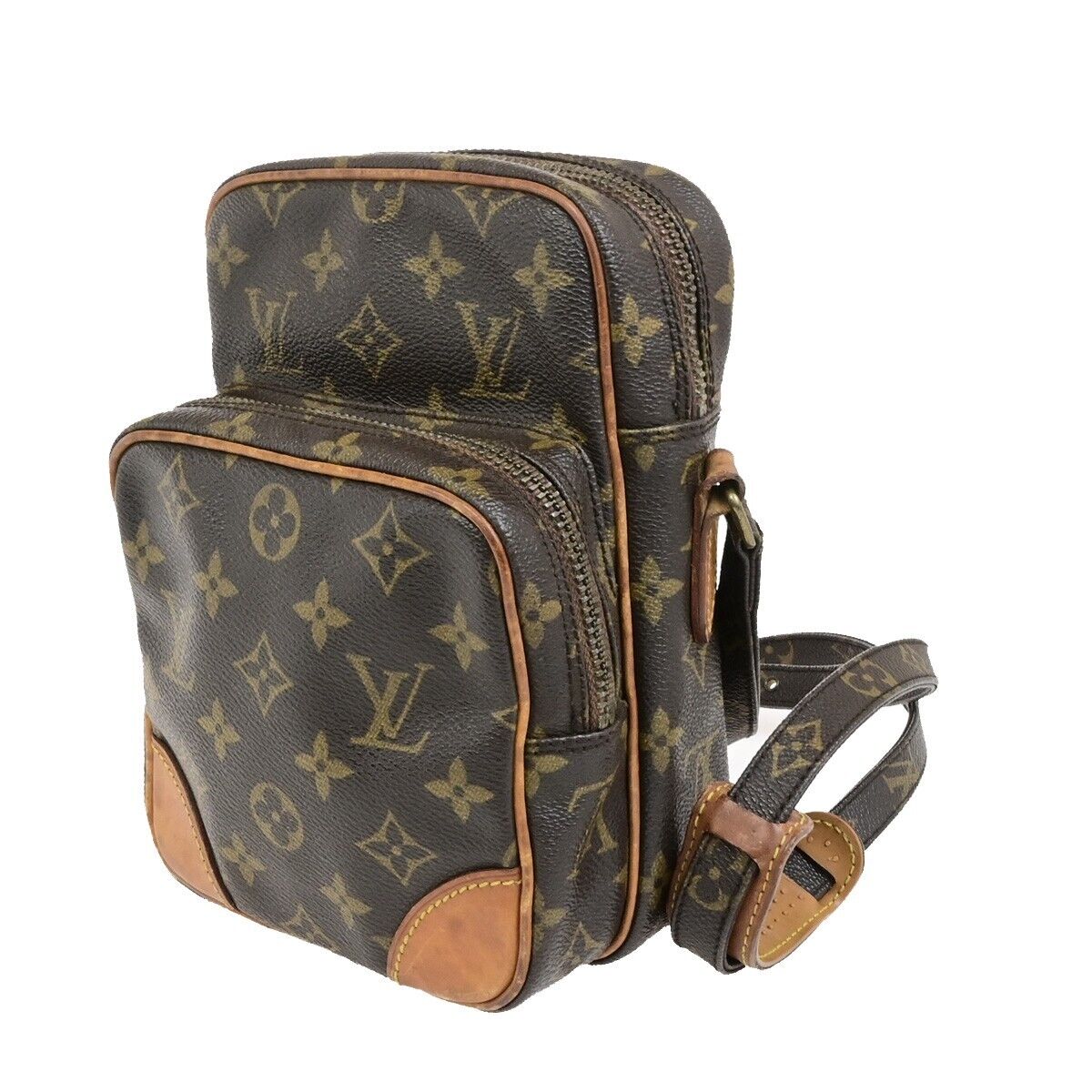 LOUIS VUITTON Amazon Crossbody Shoulder Bag Monogram Leather BN M45236 38FB362
