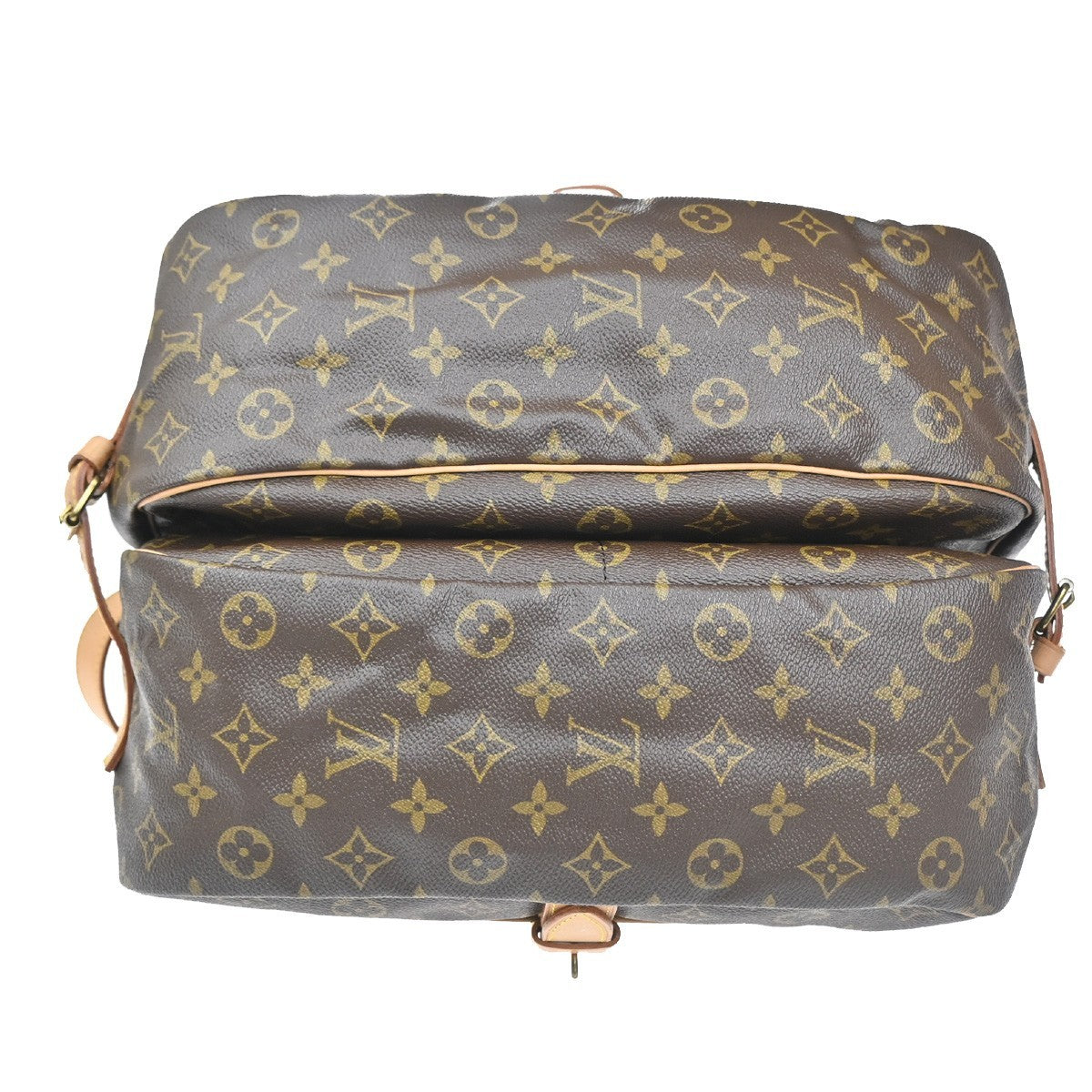 LOUIS VUITTON Saumur 35 Shoulder Bag Monogram Leather BN France M42254 29KD041