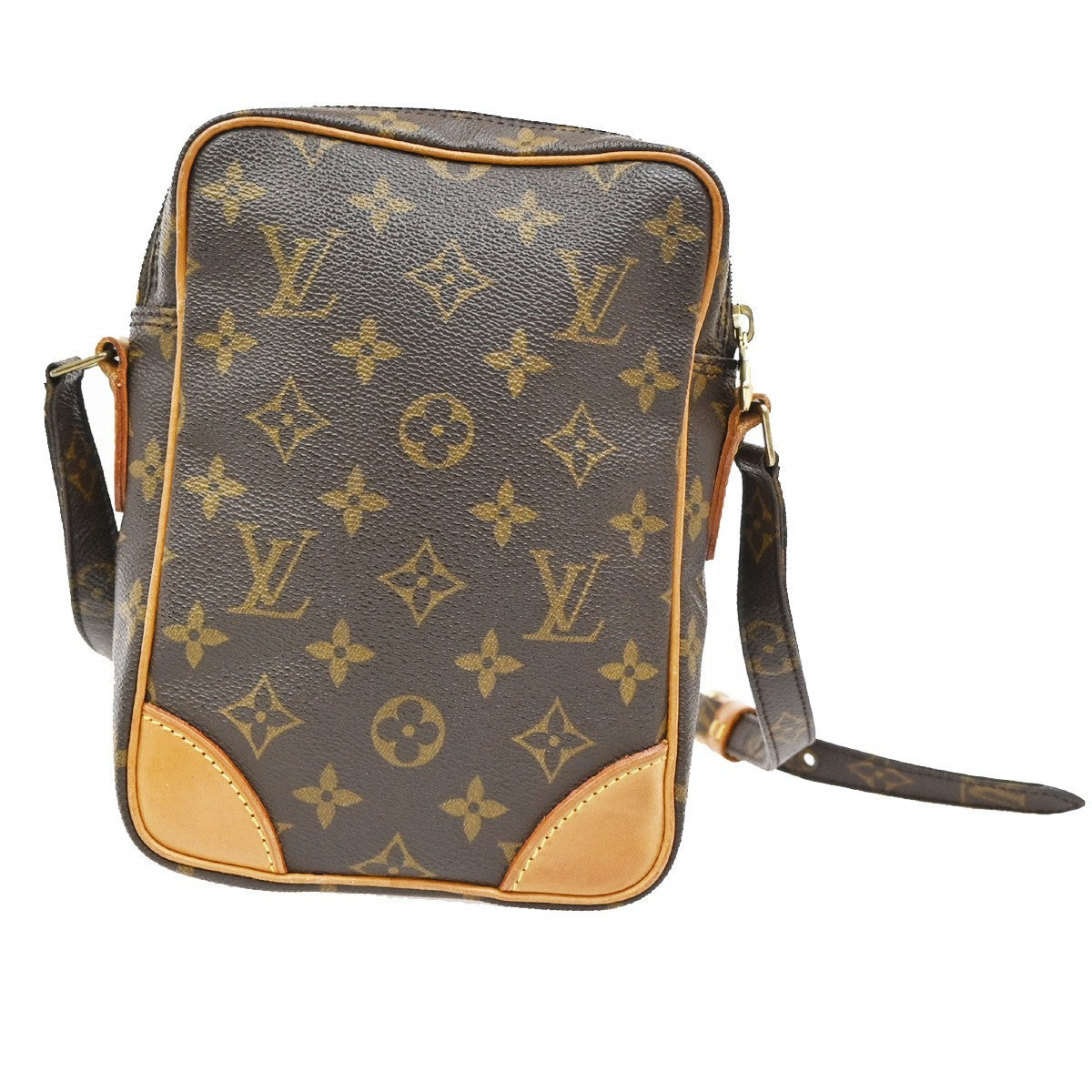 LOUIS VUITTON Amazon Shoulder Bag Monogram Leather Brown M45236 80TA039