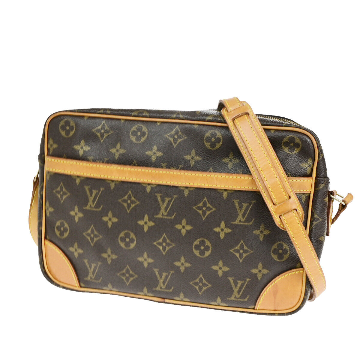 LOUIS VUITTON Trocadero 30 Shoulder Bag Monogram Leather Brown M51272 73YF526
