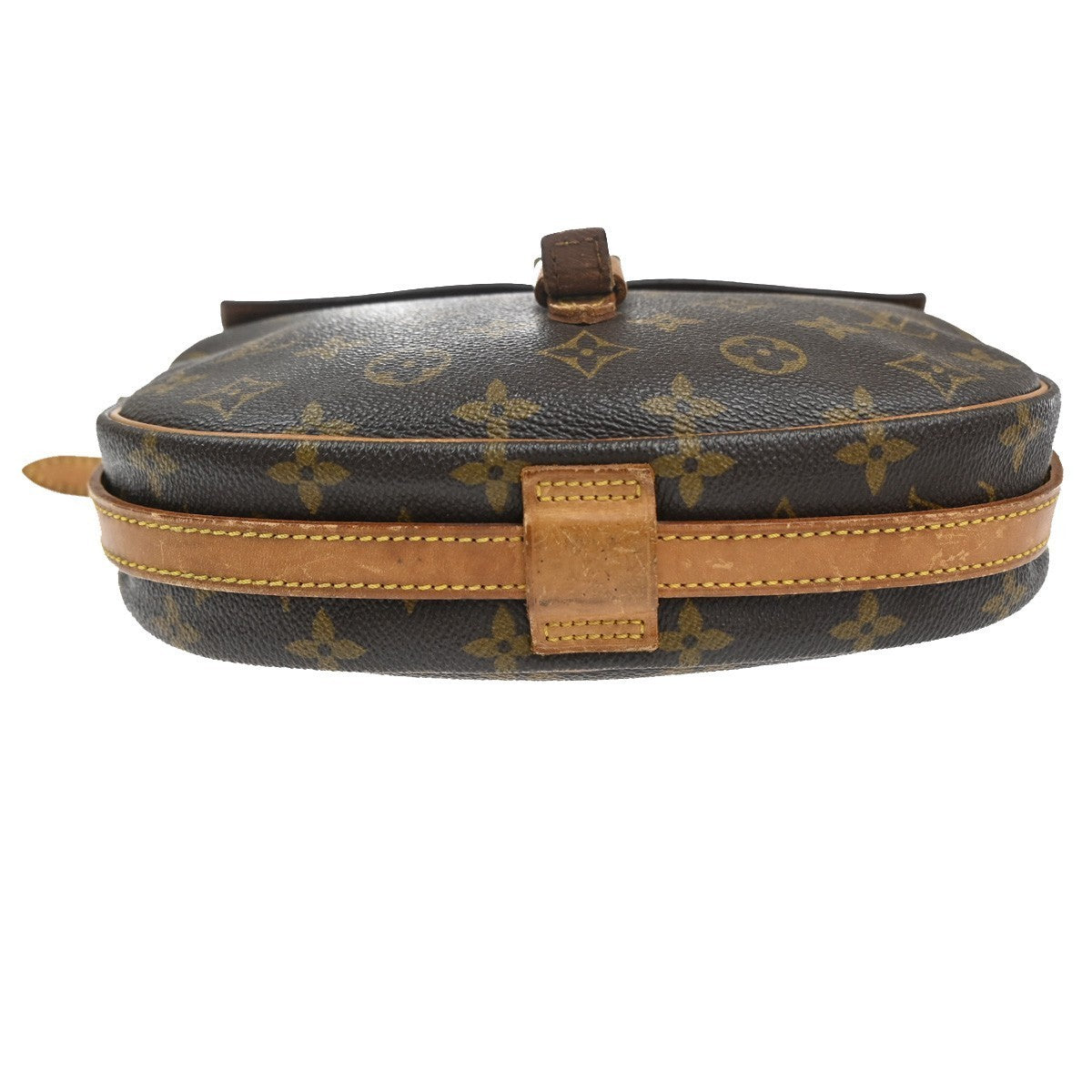 LOUIS VUITTON Jeune Fille MM Shoulder Bag Monogram Leather Brown M51226 37MA380