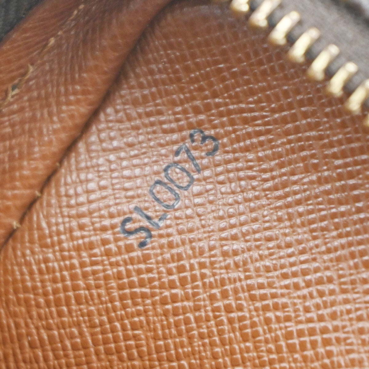 LOUIS VUITTON Danube Shoulder Bag Monogram Leather Brown France M45266 83EE779
