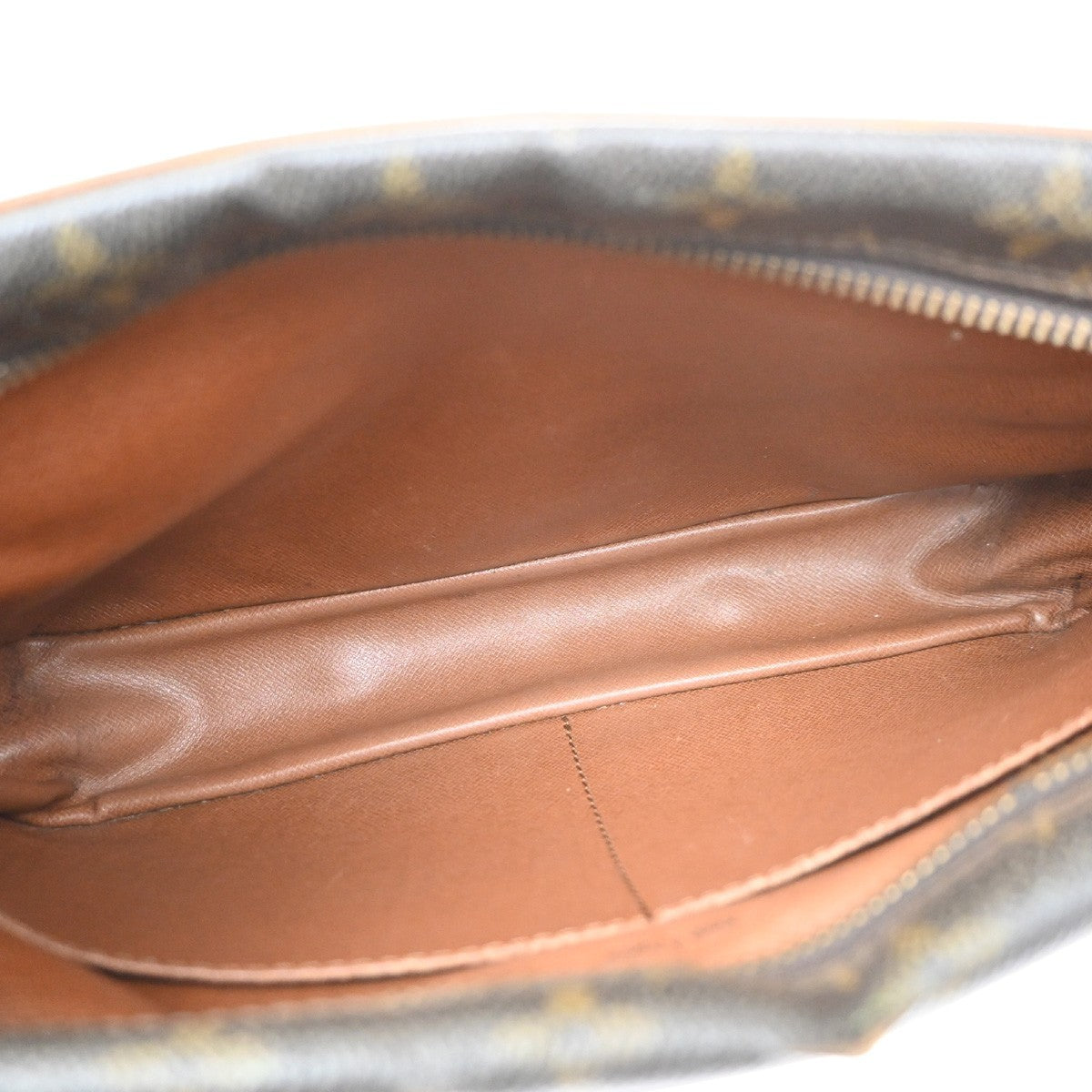 LOUIS VUITTON Compiegne 28 Clutch Hand Bag Monogram Leather Brown M51845 60KD201