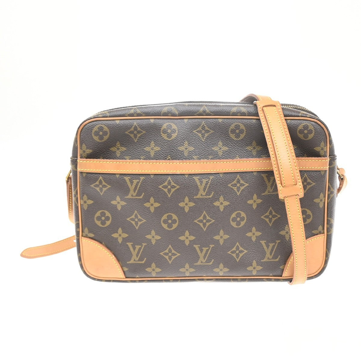 LOUIS VUITTON Trocadero 30 Shoulder Bag Monogram Leather Brown M51272 76SA081