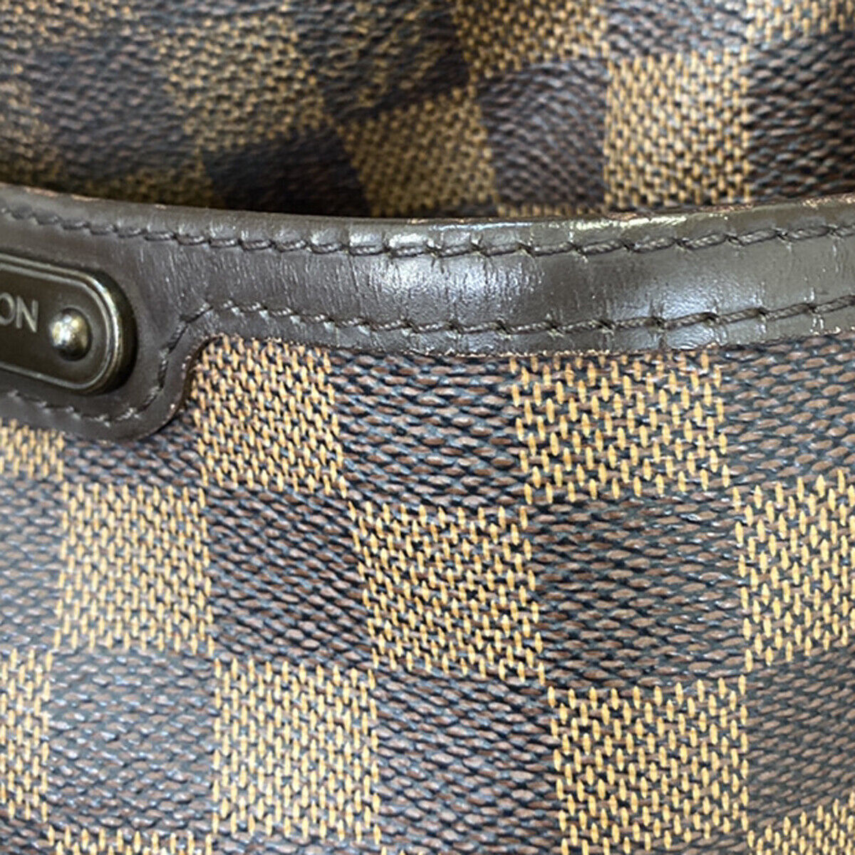 LOUIS VUITTON Bloomsbury PM Shoulder Bag Damier Leather Brown N42251 34YG545