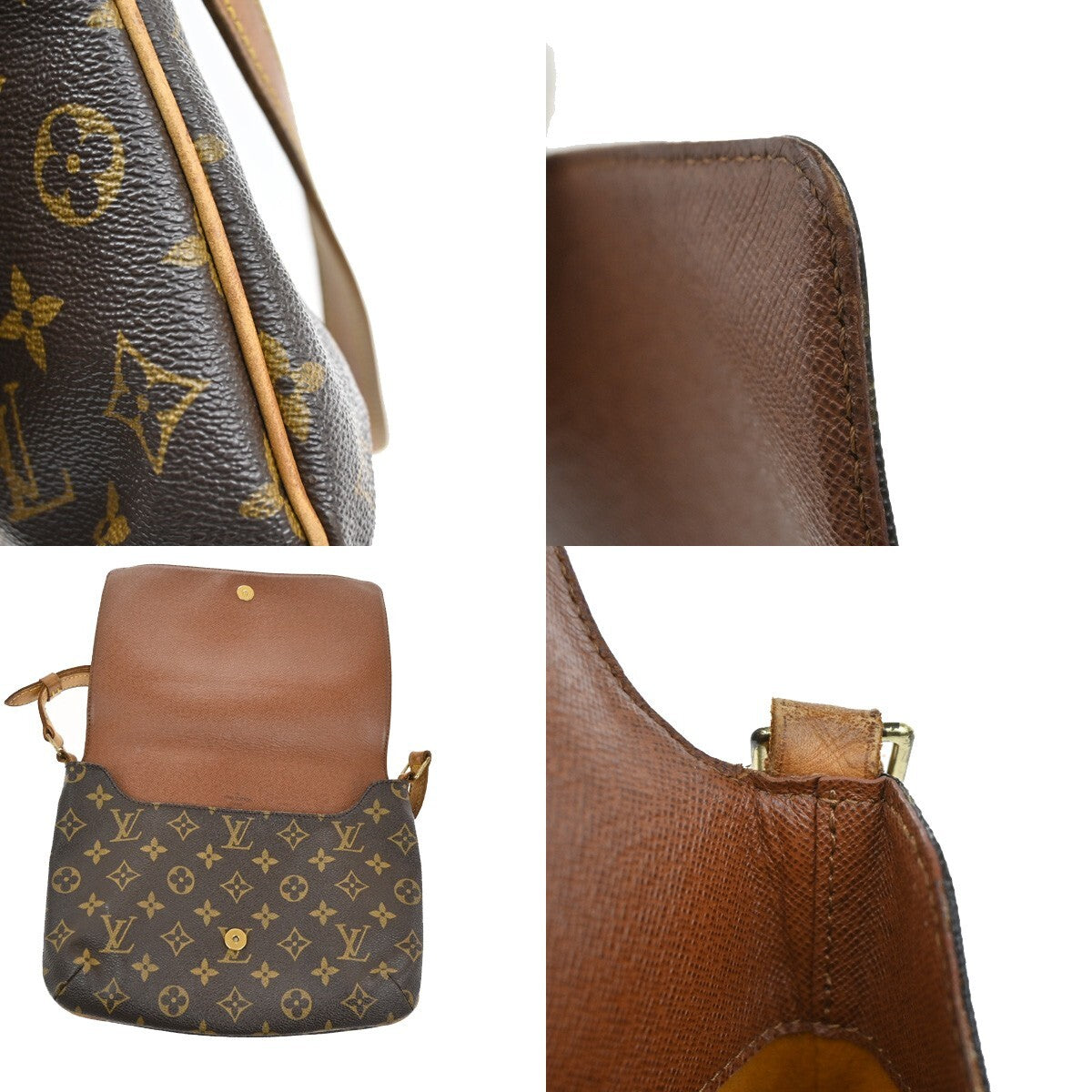 LOUIS VUITTON Musette Tango Short Shoulder Bag Monogram Leather M51257 32EE202