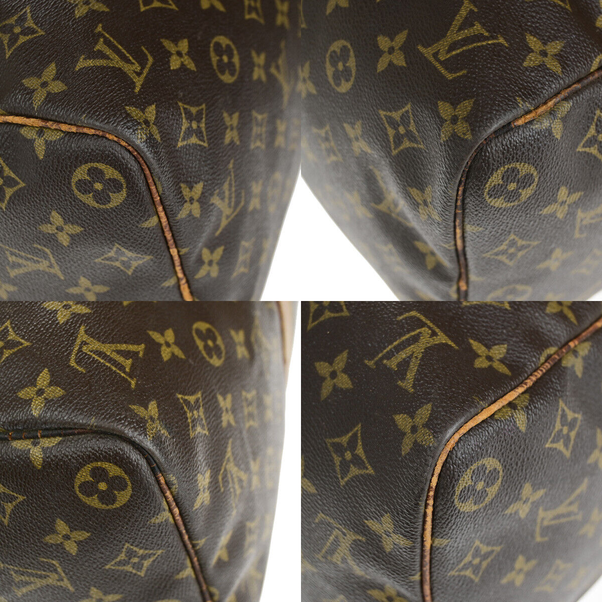 LOUIS VUITTON Keepall 45 Travel Hand Bag Monogram Leather Brown M41428 63YG721