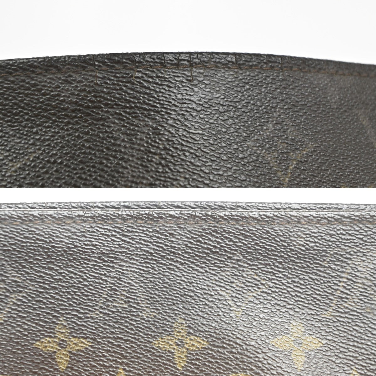 LOUIS VUITTON 2 Set Trousse Toilette Poche Toilette Bag Monogram Leather 09KC593