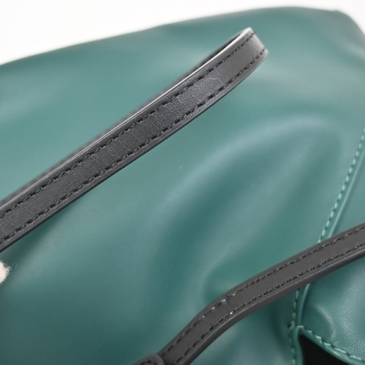 Maison Margiela Logo MM6 Mini Crossbody Shoulder Bag Leather Green 30YJ026