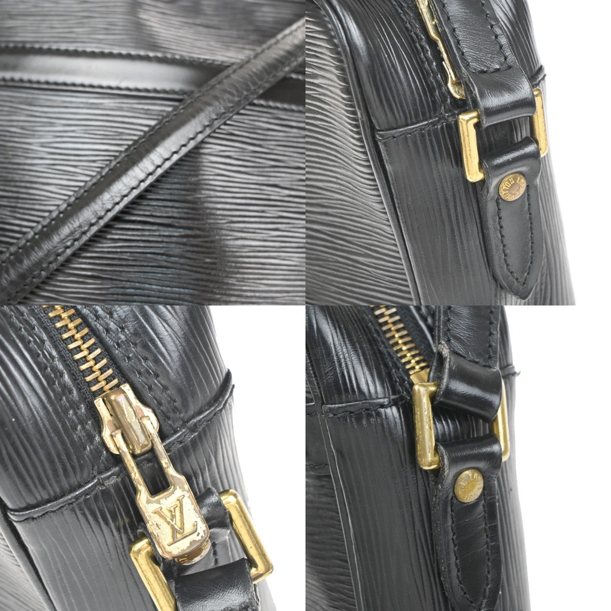 LOUIS VUITTON Trocadero 24 Shoulder Bag Epi Leather Black France M52312 86CA865