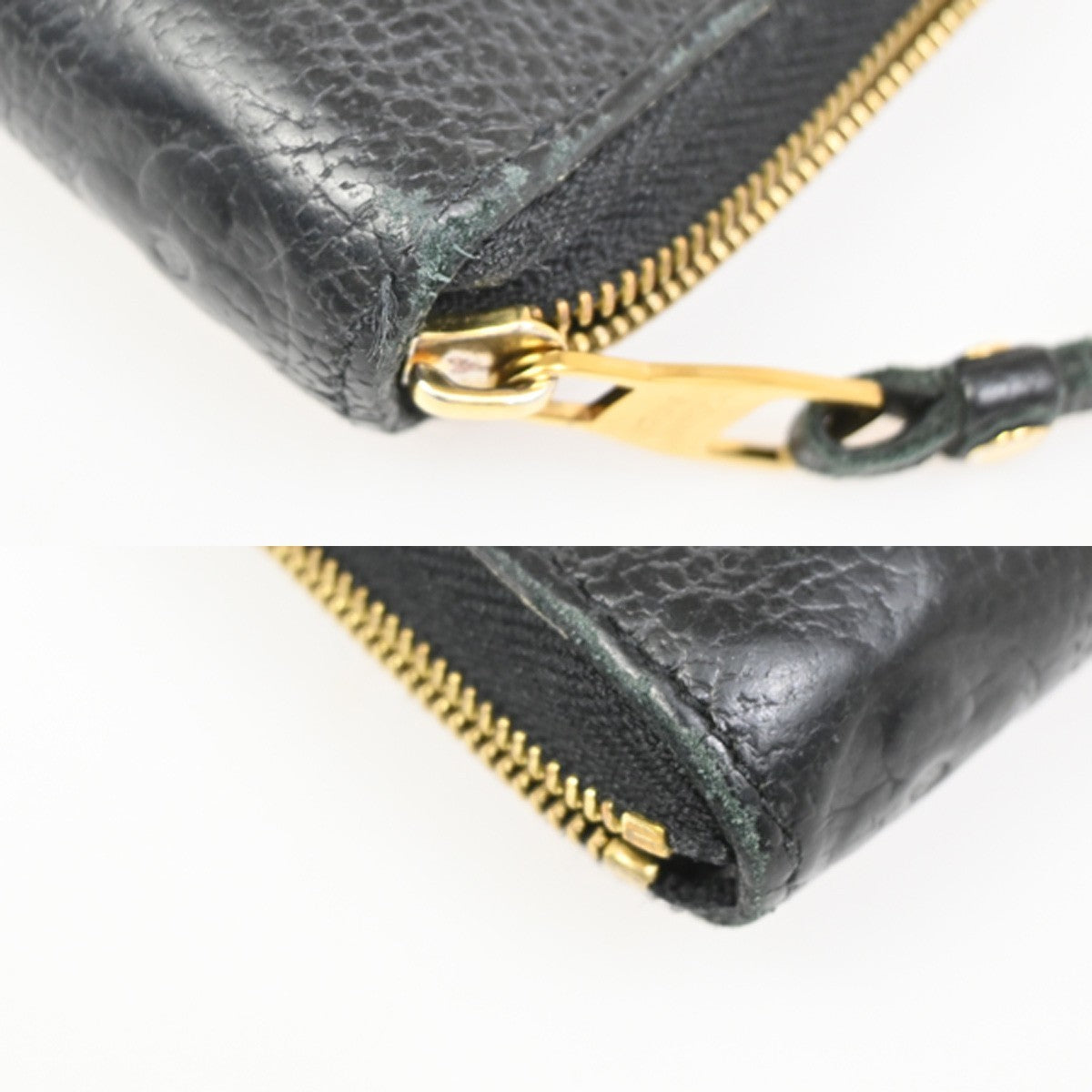 LOUIS VUITTON Zippy Coin Purse Wallet Monogram Empreinte Black M60574 62ZA256