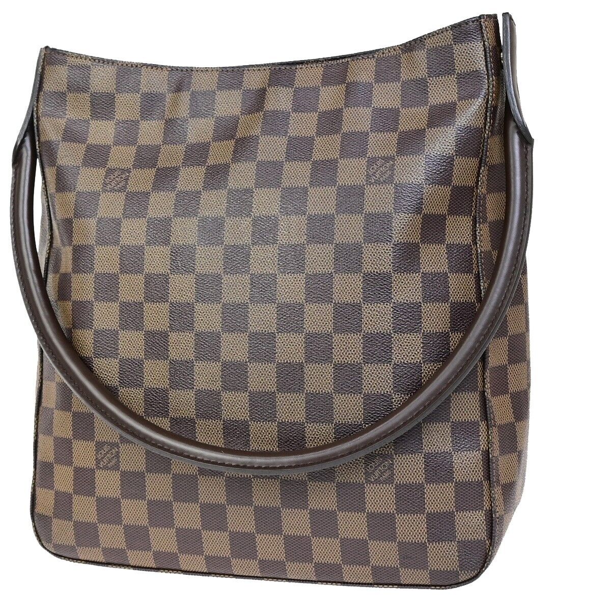 LOUIS VUITTON Looping GM SP Order Shoulder Bag Damier Ebene Brown N51144 93FB187
