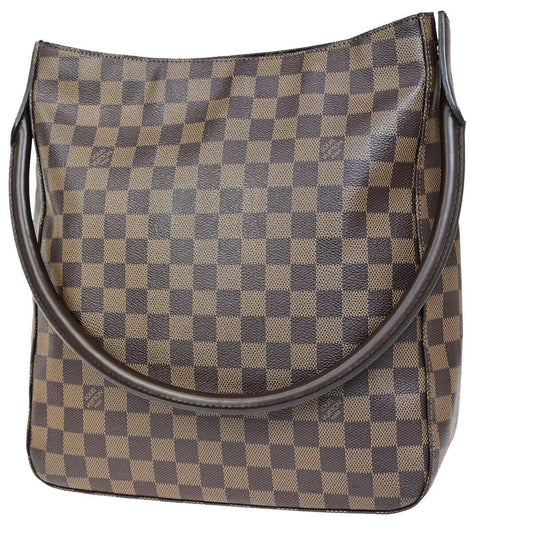 LOUIS VUITTON Looping GM SP Order Shoulder Bag Damier Ebene Brown N51144 93FB187