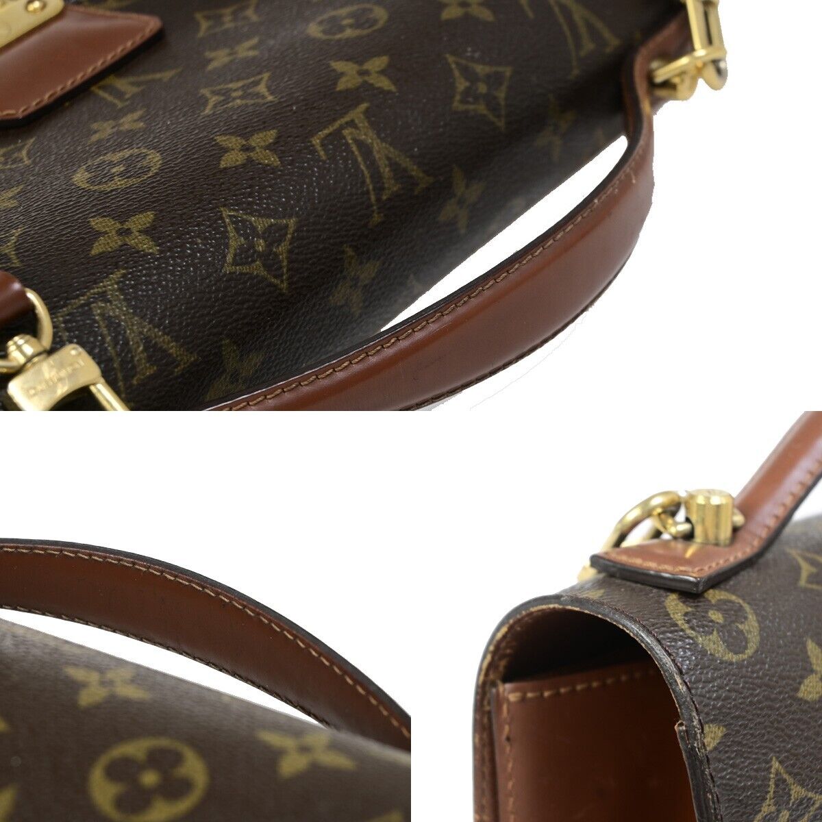 LOUIS VUITTON Monceau 28 2Way Shoulder Hand Bag Monogram Leather M51185 82EC593