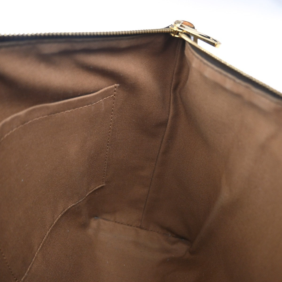 LOUIS VUITTON Logo Totally PM Shoulder Bag Monogram Leather Brown M56688 99YJ098