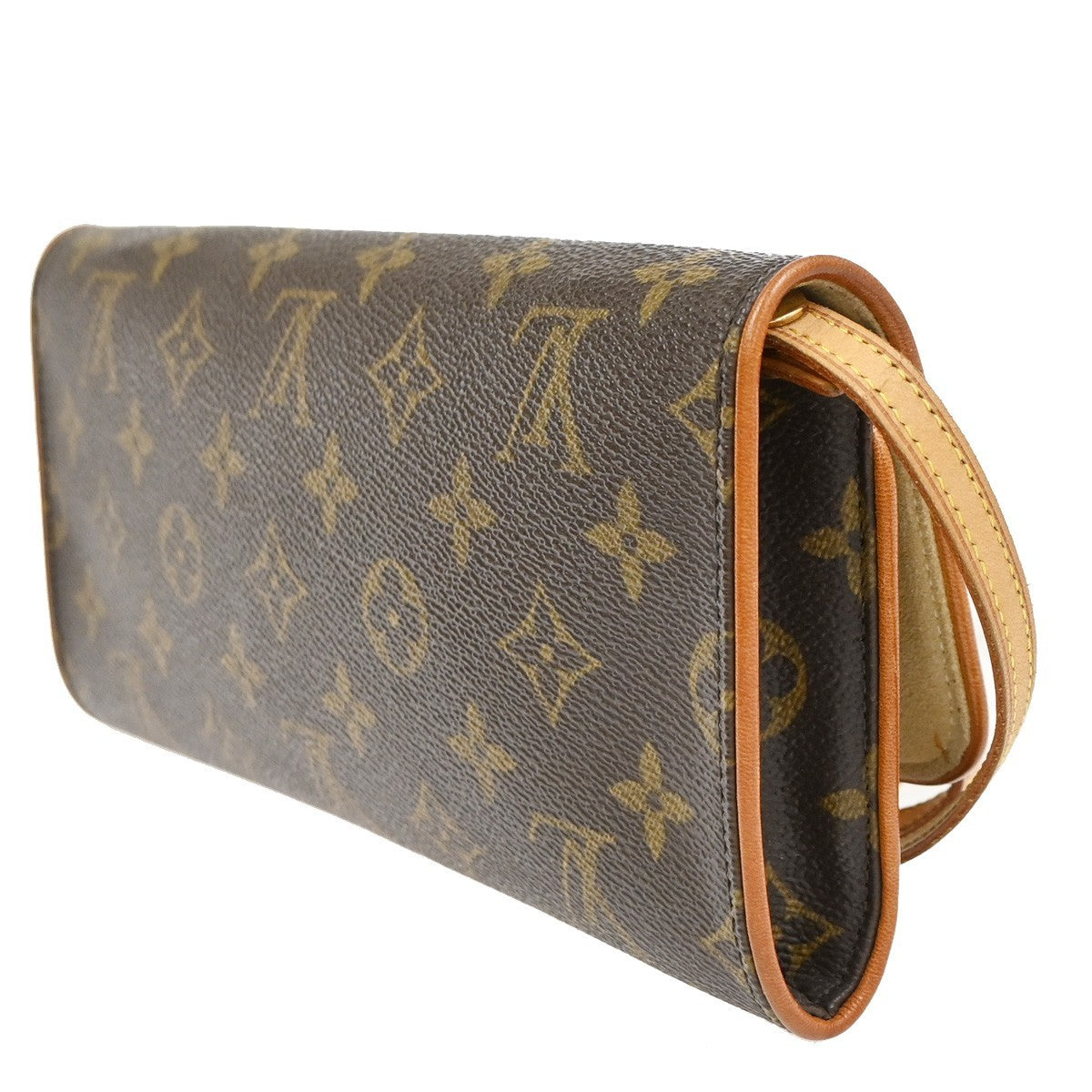 LOUIS VUITTON Pochette Twin GM 2Way Shoulder Bag Monogram Brown M51852 70CA948