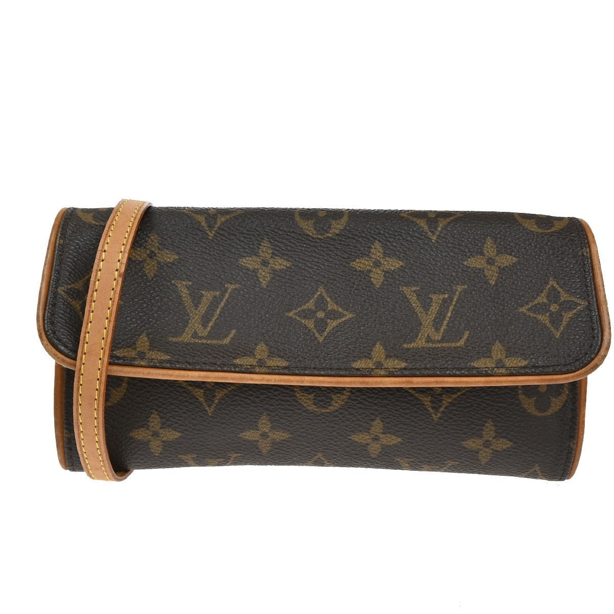 LOUIS VUITTON Pochette Twin PM 2Way Shoulder Clutch Bag Monogram M51854 85TA560
