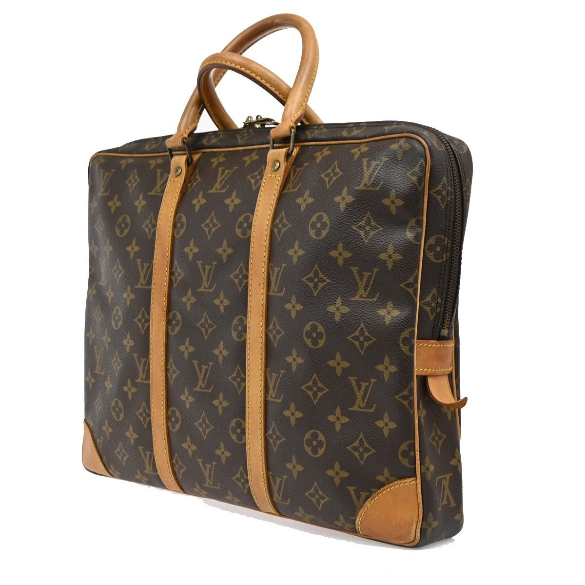 LOUIS VUITTON Porte Documents Voyage Briefcase Hand Bag Monogram M53361 67DA160