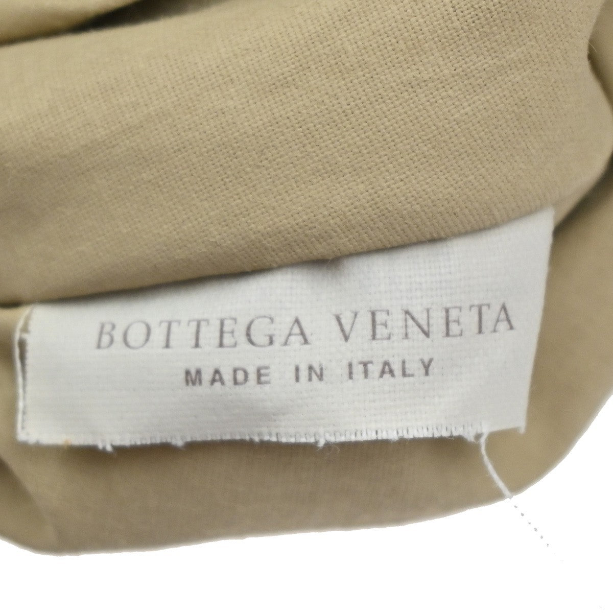 BOTTEGA VENETA Intrecciato Logo Shoulder Bag Leather Black Italy 667RL737