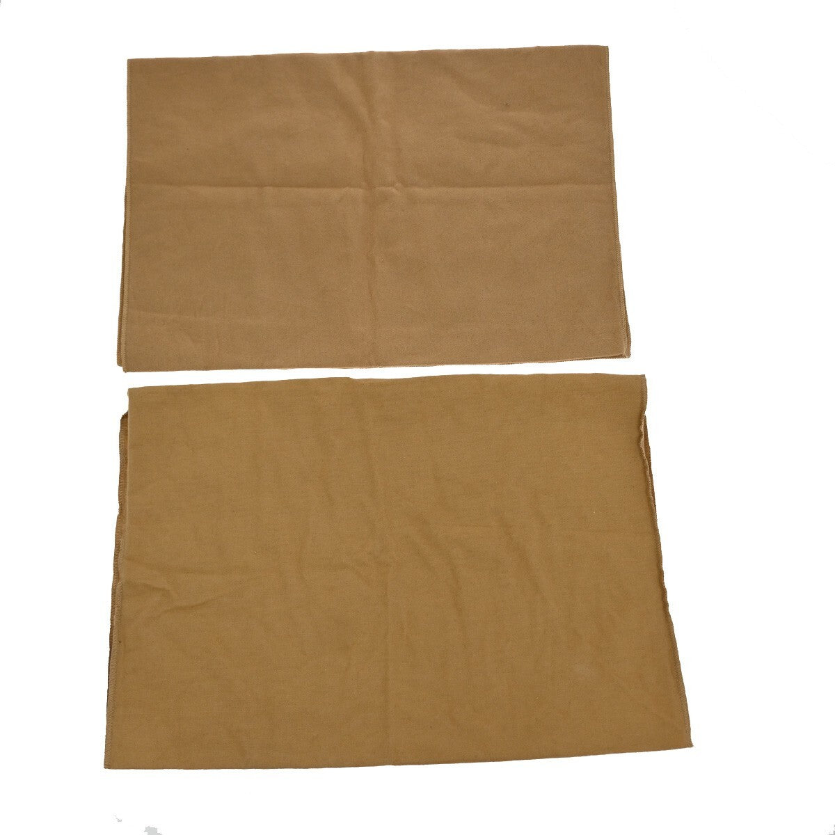 LOUIS VUITTON Logo 10 Set Dust Bag Drawstring Canvas Cotton Beige Brown 09FB552