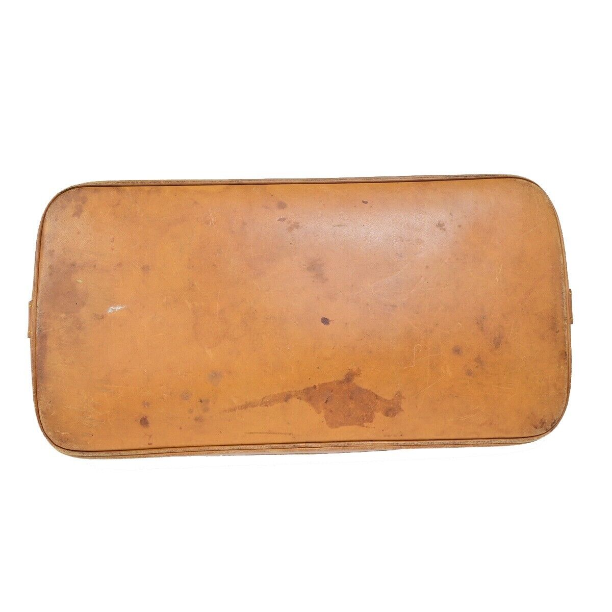 LOUIS VUITTON LV Logo Alma Hand Bag Monogram Leather Brown U.S.A. M51130 36FB182