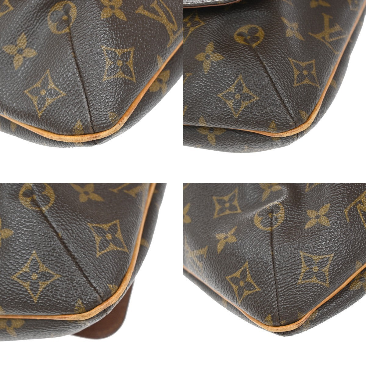LOUIS VUITTON Musette Shoulder Bag Monogram Leather Brown France M51256 82KP596