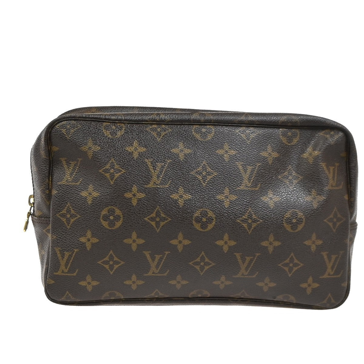 LOUIS VUITTON Trousse Toilette 28 Clutch Hand Bag Monogram Brown M47522 09SA055