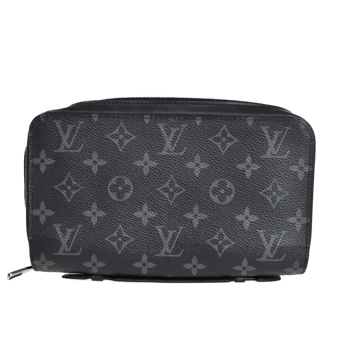 LOUIS VUITTON Zippy XL Long Bifold Wallet Monogram Eclipse BK M61698 93GA663